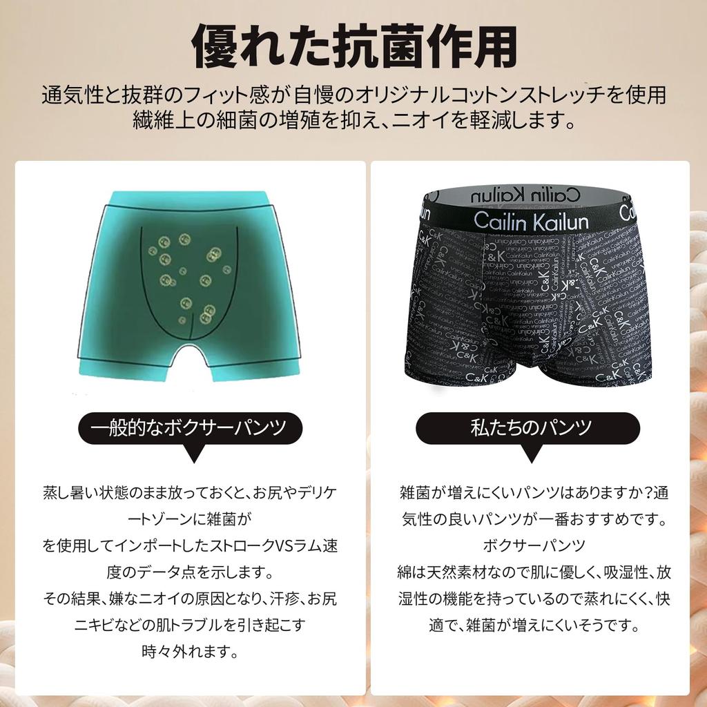 EZATING Boxer Front 3D Size 4XL Men's 4-Piece Briefs, Closure, Molded, Moisture-Wicking, Quick-Drying, Breathable, Low-Rise,