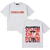 2026 Hot Sale Unisex Oversized Crew Neck TShirt 90s Streetwear Top with System of A Down Graphic Print Unisex And Unisex Tshirt