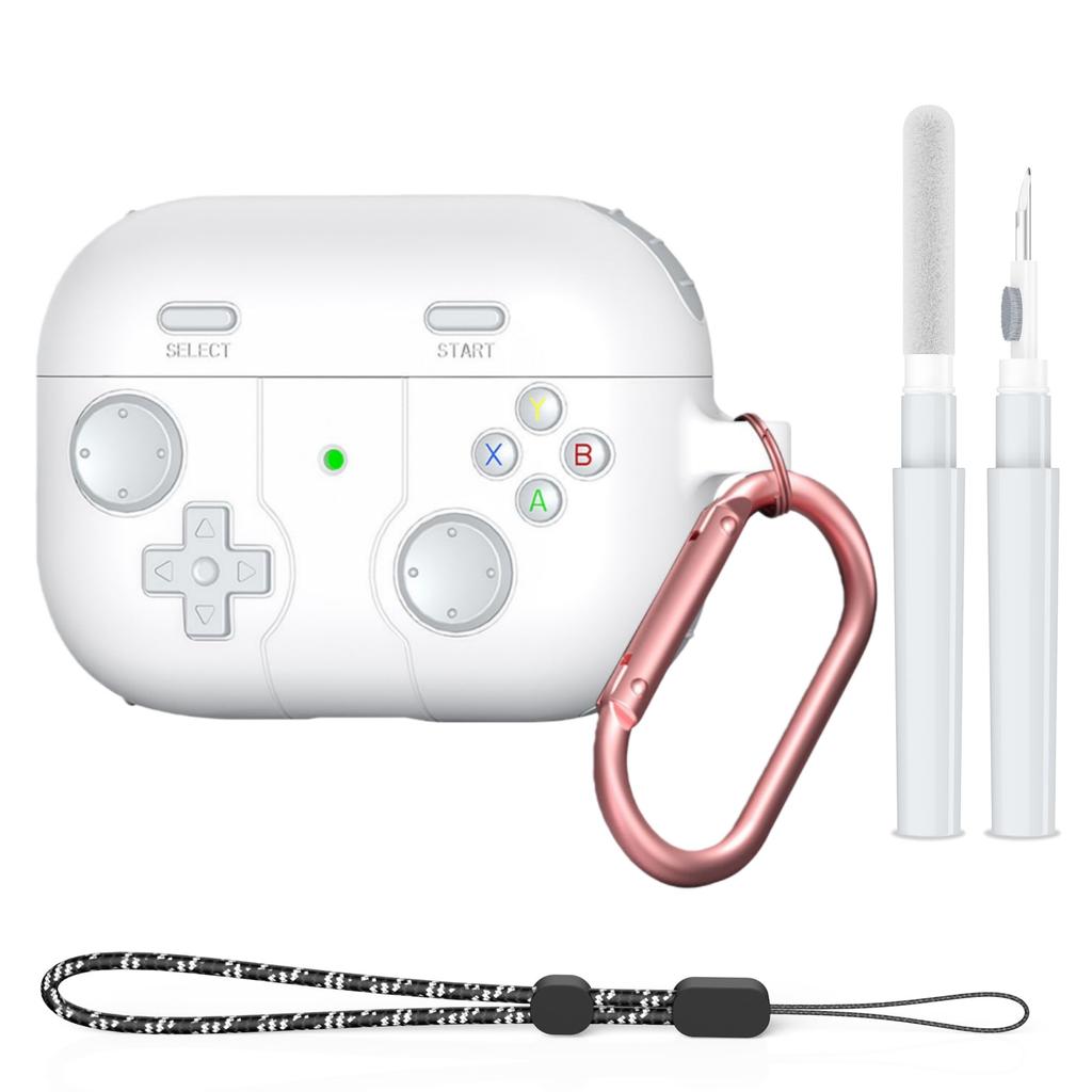 Niedliche Hülle für AirPods Pro 3 Hülle (2025) Lustiges 3D-Spieldesign mit Reinigungskit Schutz-Silikonhülle für AirPods Pro 3