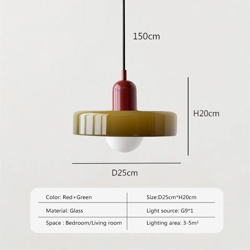 Nordic Pendant Light Glass Home Decorative Lamp For Living Room Restaurant Bedroom Study Indoor Hanging Illumination Luminaires