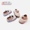 Spring Lace Bow Baby Girl Pre-Walking Shoes - Stylish Soft Sole Leather Toddler Princess Shoes
