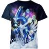 Mostro Tascabile 2025 Estate Nuovo Stile Ragazzo Costume Cosplay T-shirt Cartone Animato Stampata 3D Bambini Casual Street Sports