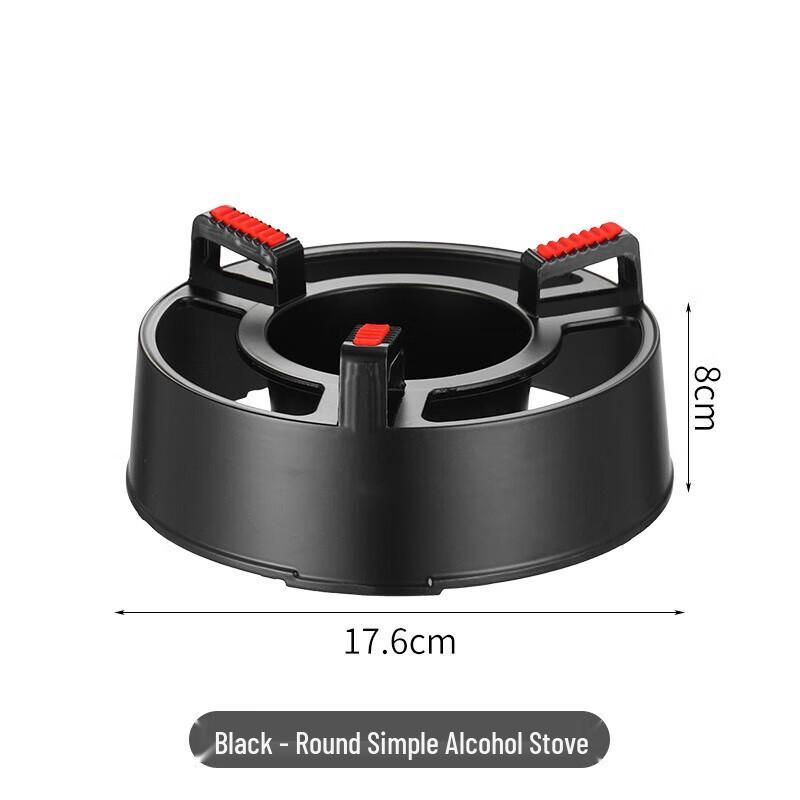 Thickened Aluminum Alloy Mini Hot Pot with Solid Alcohol Stove