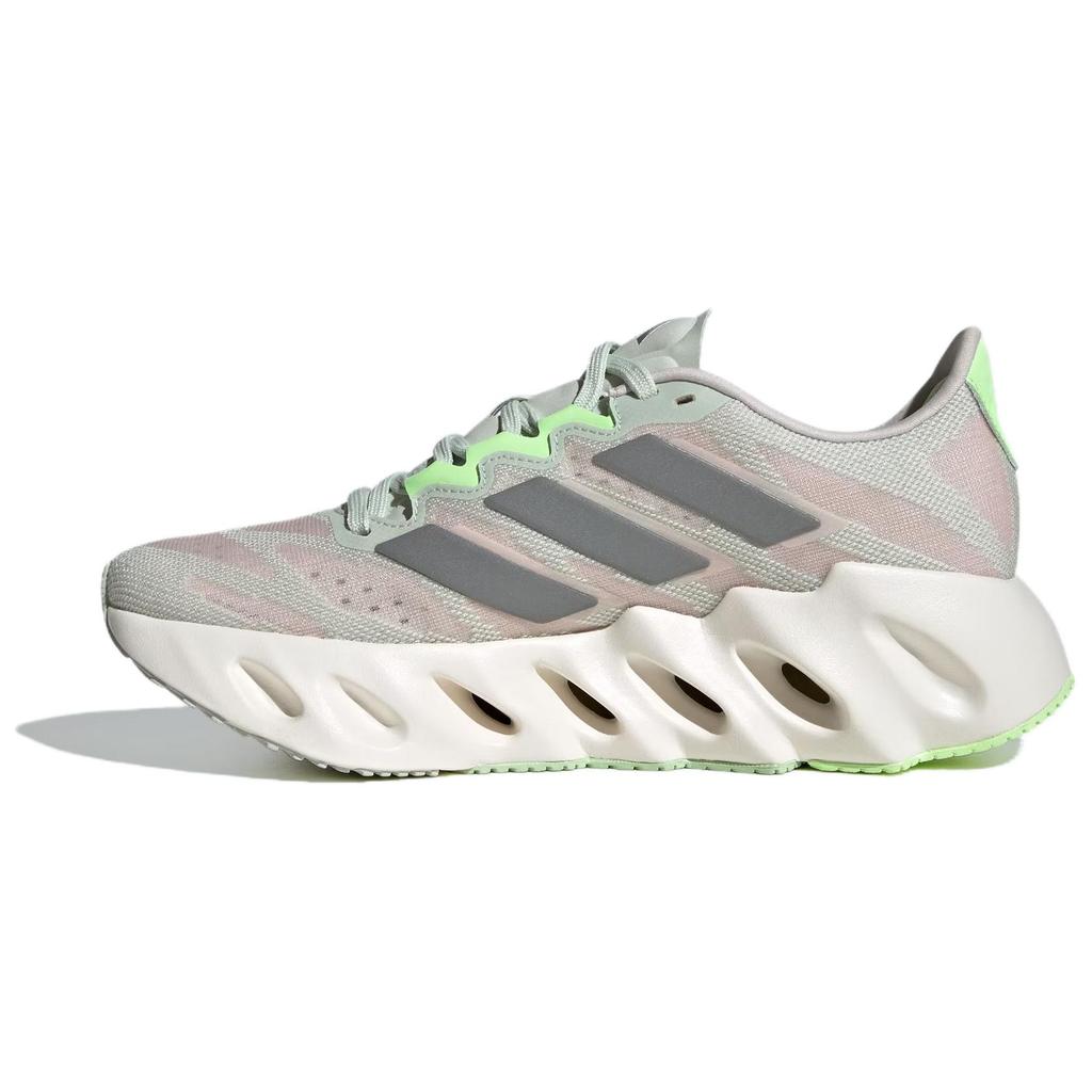 Adidas Switch Fwd Running Shoes Comfortable Shock Absorption Durable Low Top Casual Running Shoes Women Shoes Green Gray ID2646
