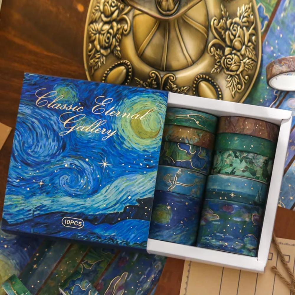 

10pcs Scrapbooking Decorative Tape Masking Adhesiva New DIY Crafts 2