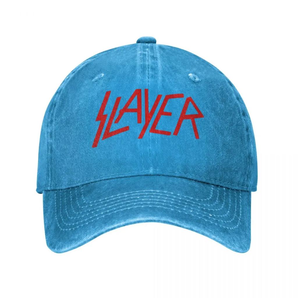 Slayers Logo Baseball Cap Fashion Distressed Washed Snapback Cap for Men Women Outdoor Workouts Caps Hat