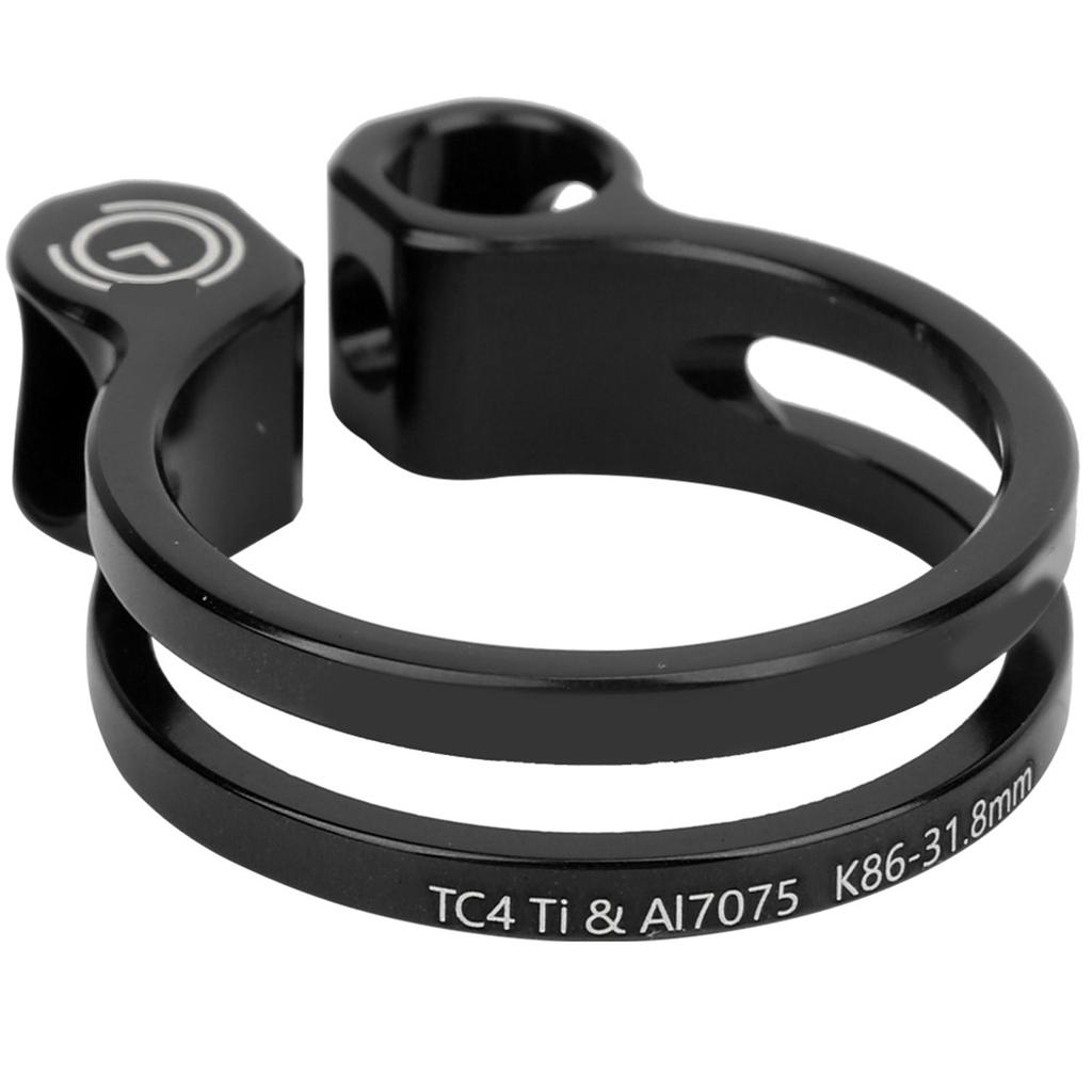 Aluminum   Alloy Bike Lock Seat Clamp with Screw Nut for Mountain Road  