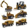 Mini Excavator Keychain Rustproof Alloy Construction Vehicle Pendant Creative Bag Ornament for Construction Lovers