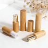 5gBamboo Lipstick Tube Lip Gross Containe DIY Refillable Bottle Eco-friendly Biodegradable Lipstick Bottler Empty Tube Container