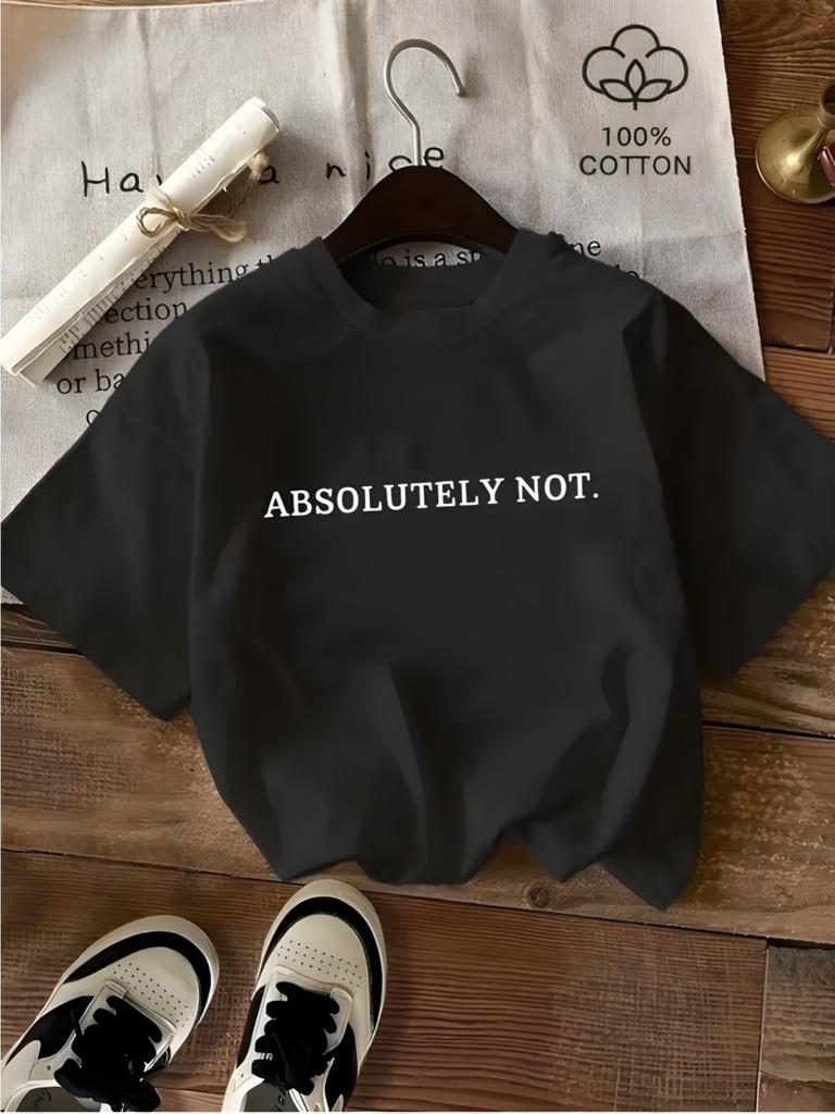 Women'S Loose-Fit T-Shirt- Black And White Everyday Travel Top- Machine Washable Loose-Fit T-Shirt- Essential for Spring/Summer Wardrobe, Women'S T-Sh