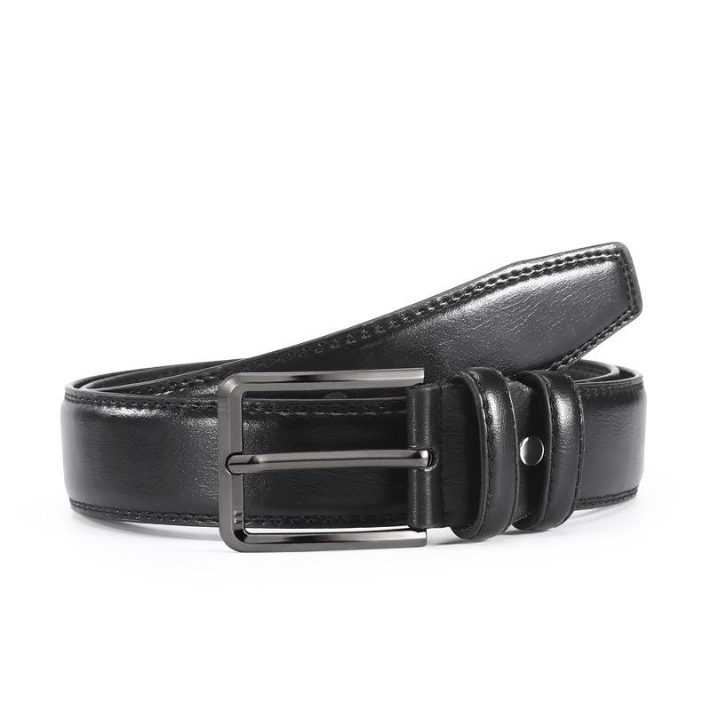 Men's Alloy Pin Buckle Belt: Fashionable and Versatile for Young and Middle-Aged Korean Jeans