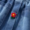 Girls' Summer Denim Short Skirt Children's Baby Korean Fashionable Half Skirt