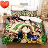 Anime One Piece Duvet Cover Set Comfortable and Warm Bedding Set for Decorating Your Bedroom and Enhancing Home Life Teens Gifts