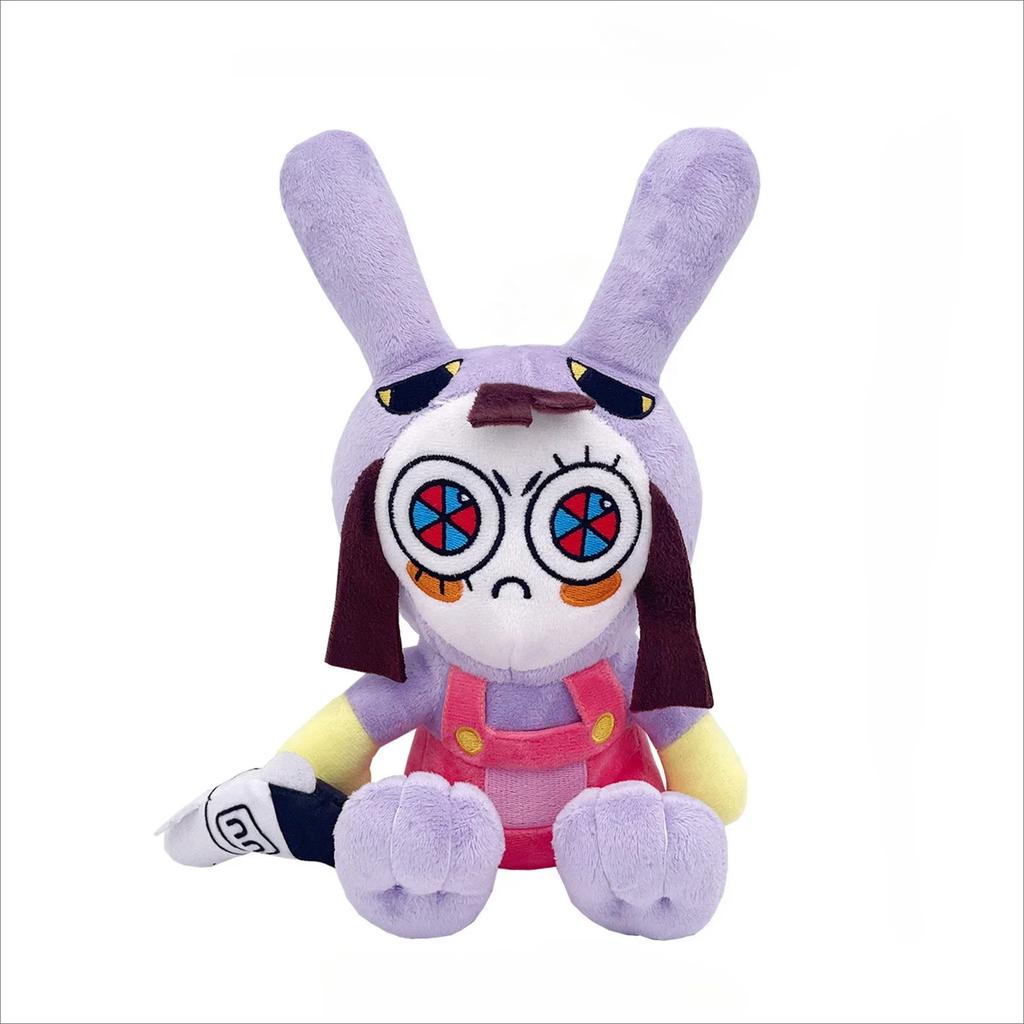 Circo Digitale Pomni Jax Peluche Giocattolo Coniglietto Carino Clown Bambola Stile Anime Animale Morbido Ripieno Regalo di Festa per Bambini