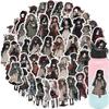 50 Cartoon Vampire Girl Doodle Stickers Decorate Guitar Notebook Suitcase DIY Waterproof Stickers