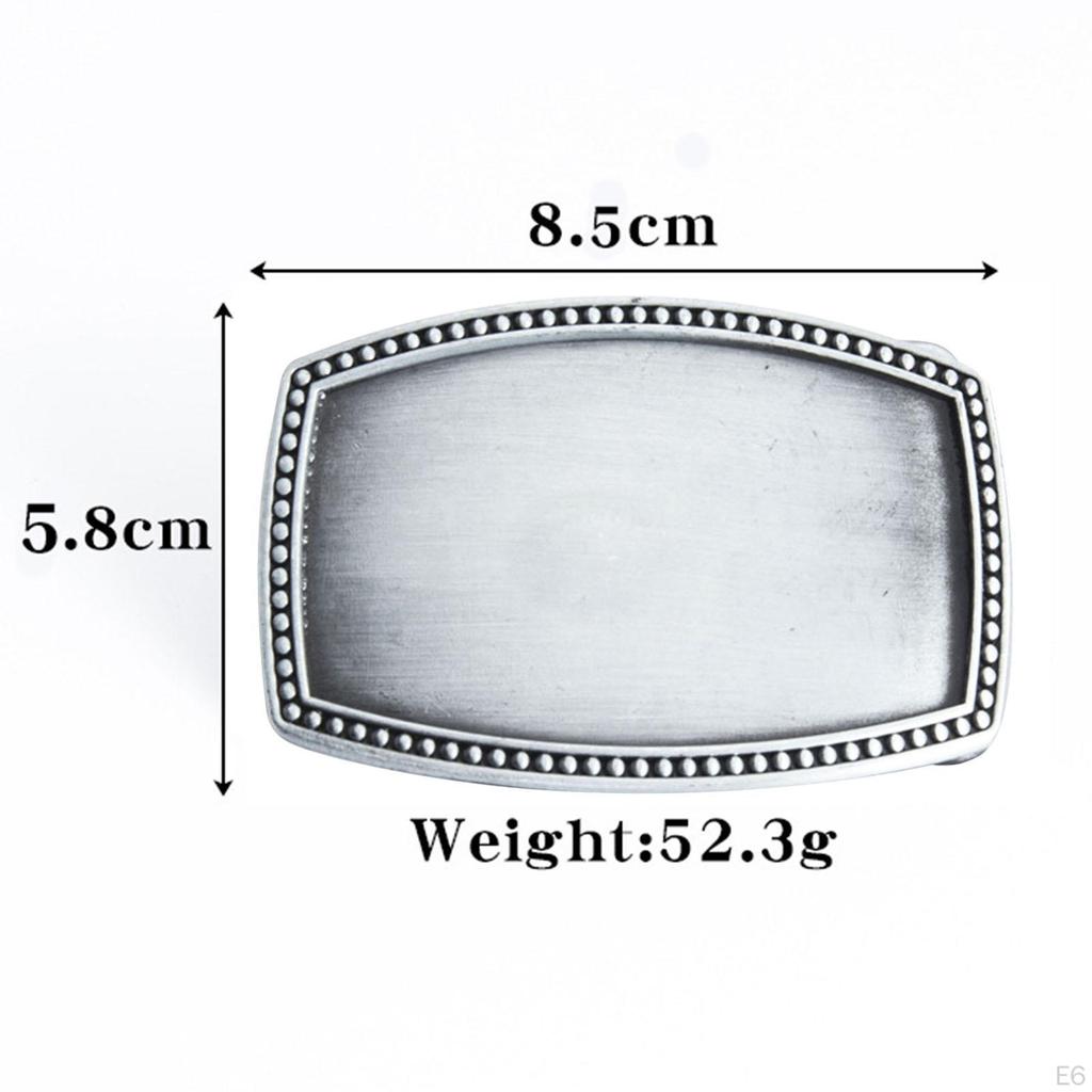 Belt Buckle Blank DIY Rectangle Buckles for