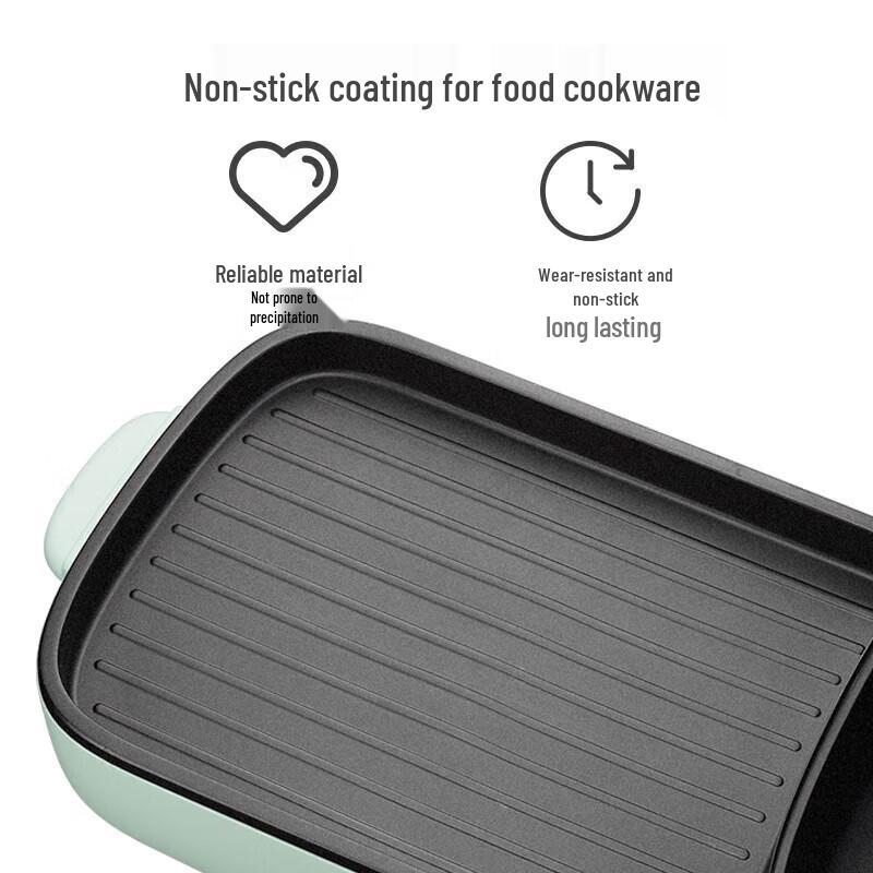 BEAR Electric Grill and Hot Pot Combo CN Plug (adapter Included)