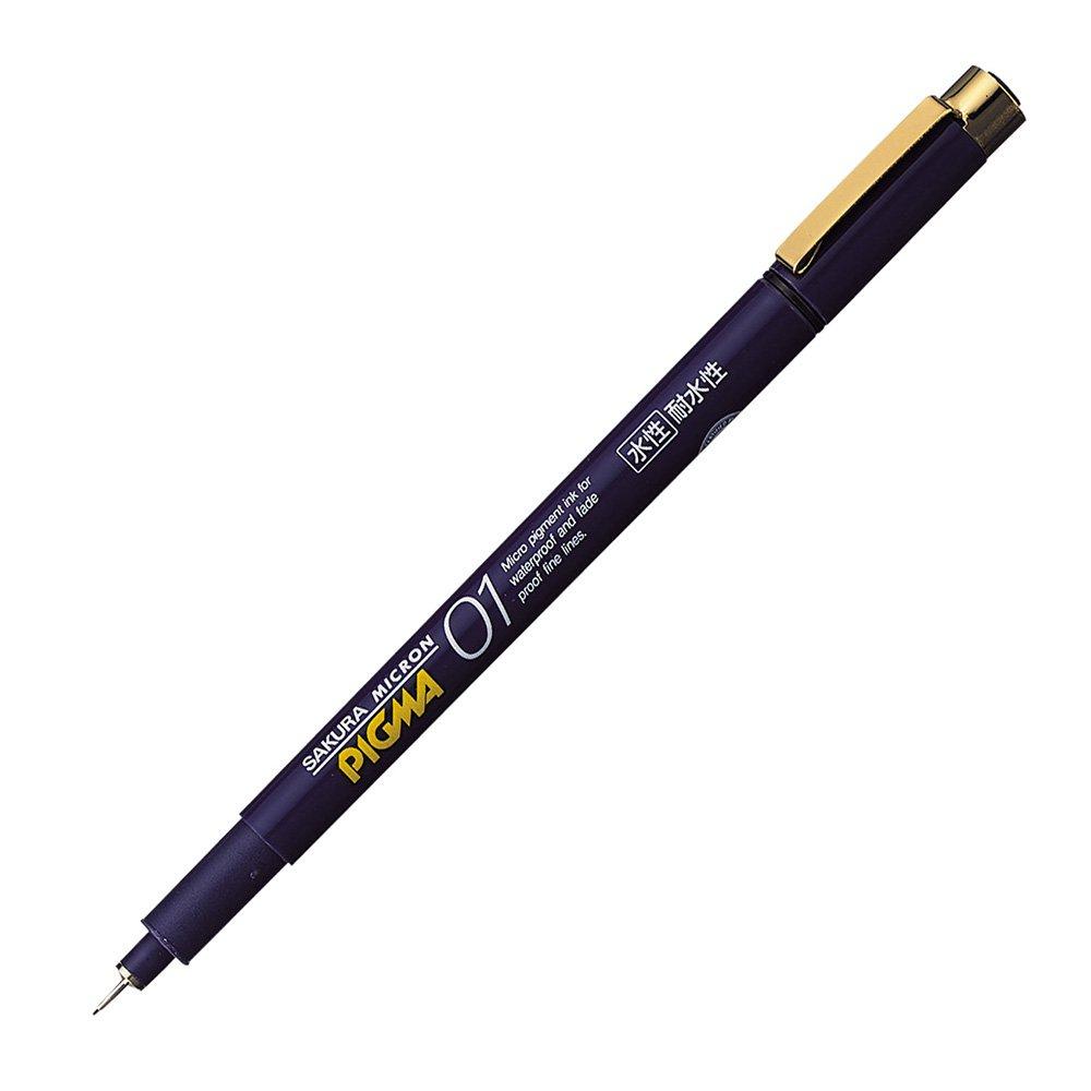 Sakura Black Cray-Pas Water-Based Marker, Pigma, 0.1mm, ESDK01-SP#49,