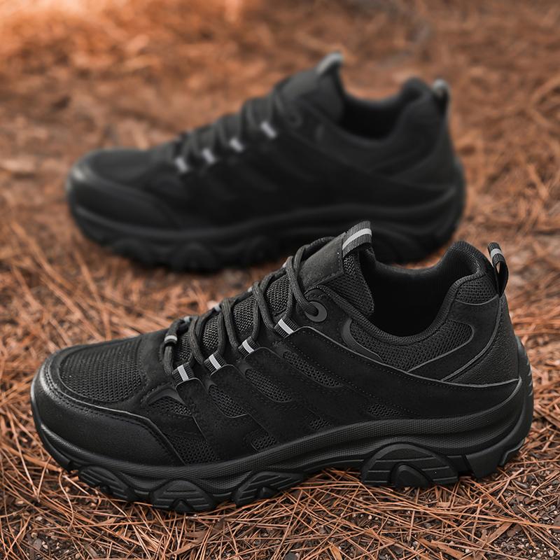 Herren Koreanischer Stil Vielseitige Lässige Laufschuhe Weich Leicht Atmungsaktiv Synthetisches Obermaterial Outdoor Wanderschuhe