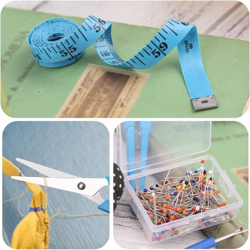 BUDDUR Multicolor Positioning Pins Kit With Pincushion And Seam Ripper For Positioning And Marking DIY Handmade Craft Tools Set