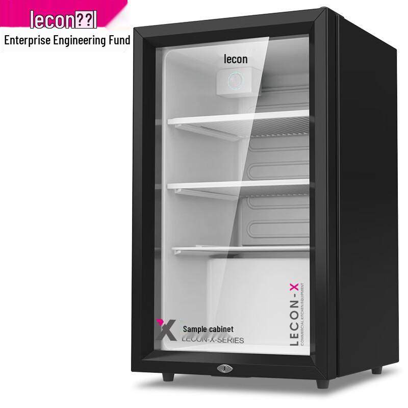 Коммерческий холодильник-витрина Lecon 110L с замком