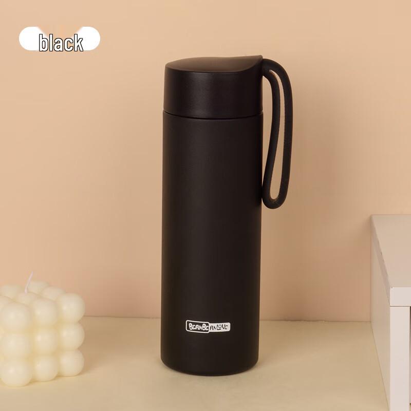 BEANBEANLOVE Термобутылка из нержавеющей стали с силиконовой ручкой