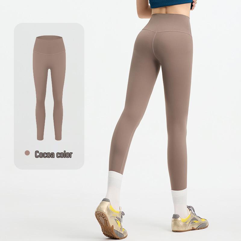 

Women s Bare-Feel Yoga Pants: Summer High-Waist, Butt-Lifting, Breathable, High-Stretch, No Lines Fitness & Running Leggings M (100-120 lbs)