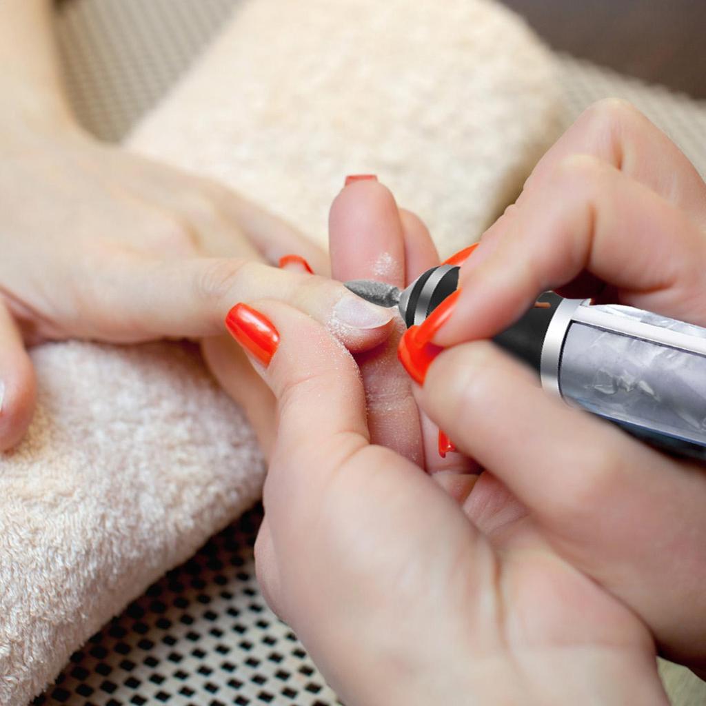 Professional Electric Nail Drill Machine Cordless Rechargeable 4 Speed Portable Efile for Thick Toenails Home Salon