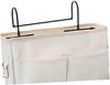 Amosfun Over The Door Hanging Storage Organizer Bag, Wall Mounted Multi-Purpose Hanging Organizer for Bedroom Kitchen Living Room, White