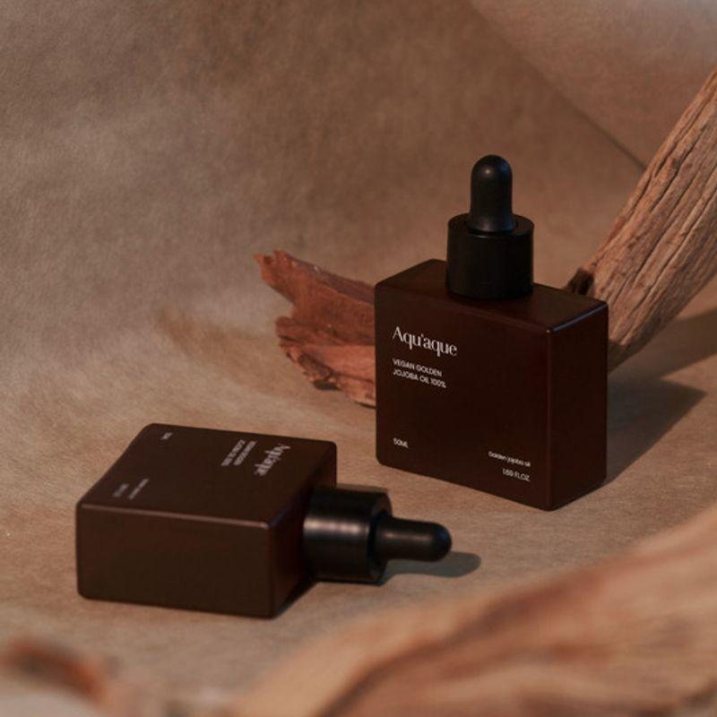 Aqu’aque Vegan Golden Jojoba Oil 100% jojoba oil