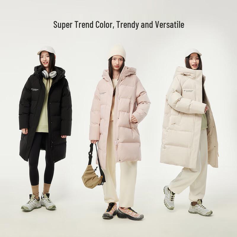 Tanbol Women's Long Warm Hooded Down Jacket