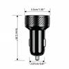 Universal QC3.0 USB Dual Port USB C Type C PD Car Adapter Fast Car Charger with for Touch Power Switch LED Backlight