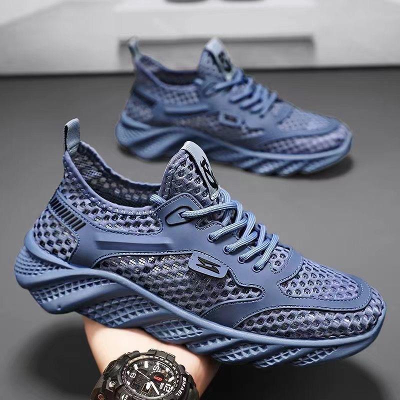 Men's shoes Thin mesh hollow sneakers New men's casual shoes Comfortable and breathable soft-soled shoes