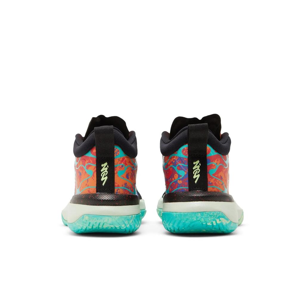 Air Jordan Zion 1 Grade School 'Project Z' (Unisex) Cone / Hyper Jade / Persian Violet / Black Kids' Basketball Shoes DA3131 800