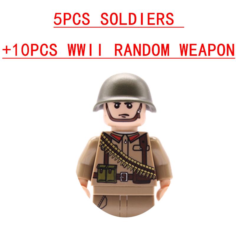 25/50/100 Stück Soldat Polizei Gangster WW2 Armee Militär Waffen SWAT Pistole Bausteine Figur Zubehör Modell Stein Spielzeug