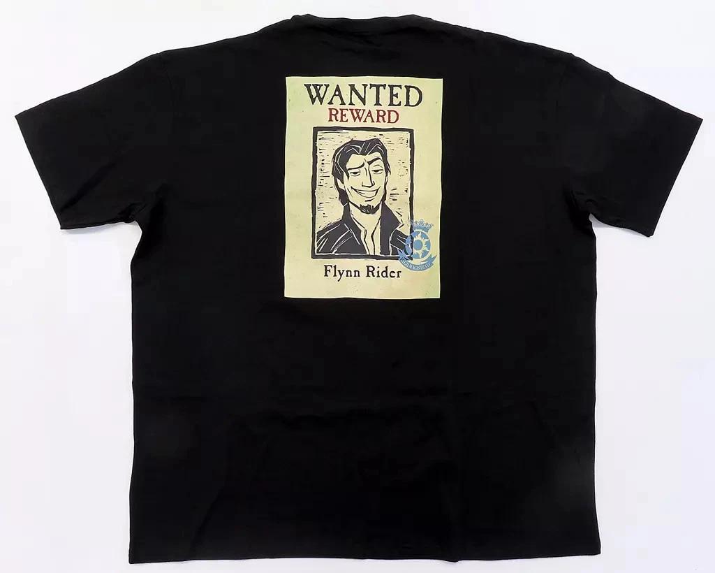 

Flynn Rider T-shirt Black M-L Tangled Lantern Festival TDS Fantasy Springs (2024 S
