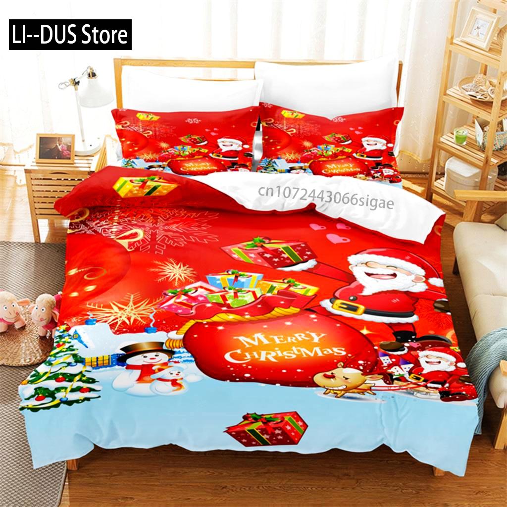 Christmas Gifts Bedding Set Duvet Cover Set 3d Bedding Digital Printing Queen Size Bedding Set Fashion Design