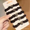 Simple Cute Bear Hair Tie High Elasticity Hair Band for Women New Hair Ring Durable Bun Hair Accessory Elastic Band