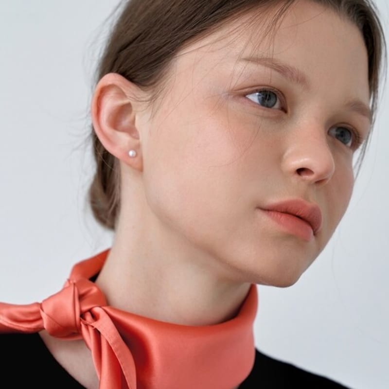 LOVE ME MONSTER [Spring Edition] Plain Silk Scarf (5Colors)