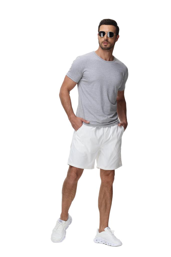 Breathable Cargo Plus Adjustable Loungewear Men's Shorts, 3/4 Length, Summer, Sizes, Zippered, Drawstring, Soft,