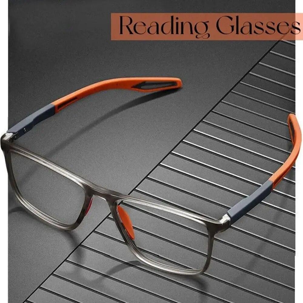 Photochromic Multifocal Anti-blue Light Reading Glasses Men Women Ultralight TR90 Sport Presbyopia Eyeglasses Far Sight To +4.0