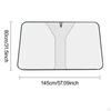 Car Wind Shade Keep Protection Portable Summer Double Circle Cover
