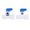 1/2 Thread To 1/4 3/8 Quick Connect Water Purifier Diverter Valve Ro Feed Ball Valve For Ro Water Filter System Home Kitchen