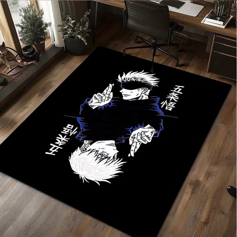 Gojo Satoru Rug - Home Carpet Office Decorative Carpet For Living Room Bedroom Door Mat Floor Rug Computer Chair Area Rug