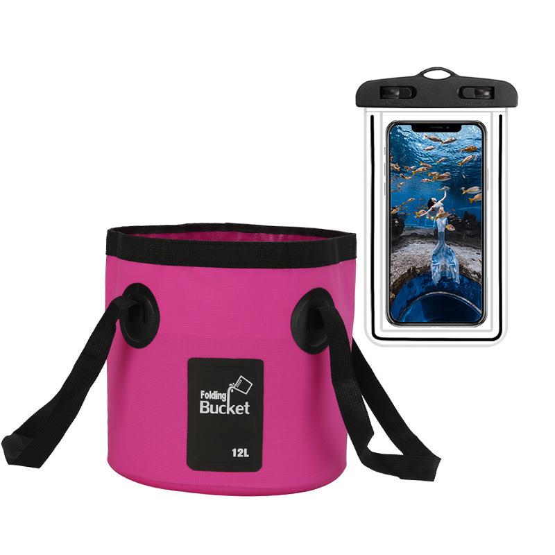 Portable Folding Waterproof Travel Fishing Bucket Bag