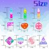 Mini Pop Keychain Fidget Toys Push Pop Bulk Keychain Party Favors For Kids Pop Bubble Toys Pack Boys Girls Adults