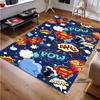 "Superman" rugs in a variety of styles and sizes—perfect for use as bedroom play mats, living room rugs, and home decor.