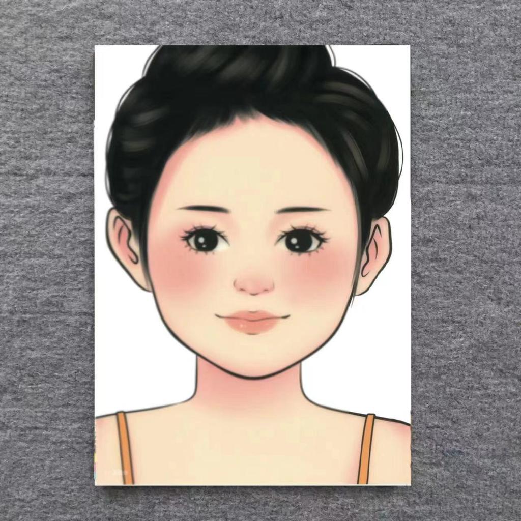 Erasable Face Painting Practice Board - Reusable Makeup Tool for Stage and Color Application