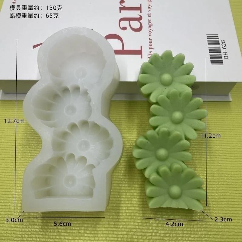 1 Pcs Silicone Candle Mold DIY Candle Making Soap Resin Mold Gifts Craft Home Decor Moldes Silicona Para Manualidades Wholesale