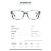 Green Flower Reading Glasses for Women Anti Blue Light Presbyopia Glasses Ultra Light Men Computer Glasses High-Definition +1.0